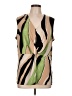 Alfani Green Sleeveless Blouse Size L - photo 1