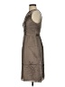 J.Crew 100% Silk Solid Brown Cocktail Dress Size 2 - photo 5