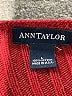 Ann Taylor 100% Cotton Burgundy Pullover Sweater Size L - photo 4