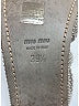 Miu Miu Metallic Silver Leather Flats Size EU 39 1/2 - photo 6