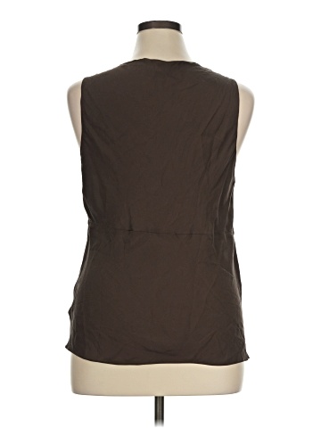 Alfani Sleeveless Silk Top (view 2)
