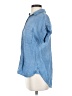 Cloth & Stone 100% Lyocell Blue Short Sleeve Button-Down Shirt Size XS - photo 5
