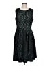 Calvin Klein Paisley Teal Cocktail Dress Size 12 - photo 1