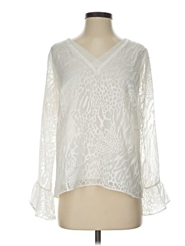 White House Black Market 3/4 Sleeve Blouse (view 1)