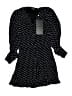 The Kooples 100% Polyester Polka Dots Black Casual Dress Size XS (0) - photo 1