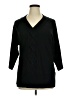 Avenue Black Pullover Sweater Size 14 Plus - photo 1