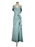 Xscape Blue Teal Cocktail Dress Size 4 (petite) - photo 1