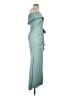 Xscape Blue Teal Cocktail Dress Size 4 (petite) - photo 4