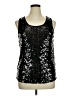 Avenue 100% Nylon Black Sleeveless Blouse Size 14 Plus - photo 1