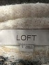 Ann Taylor LOFT Chevron-herringbone Ivory Turtleneck Sweater Size S - photo 7