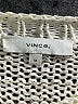 Vince. Argyle Solid Ivory Long Sleeve Top Size M - photo 7