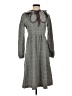 Assorted Brands 100% Polyester Tweed Gray Casual Dress Size S (estimated) - photo 1