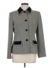 Liz Claiborne Houndstooth Gray Blazer Size 6 - photo 1