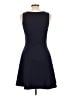 Everly Solid Blue Casual Dress Size L - photo 2