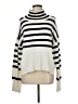 A New Day Stripes Ivory Turtleneck Sweater Size M - photo 1