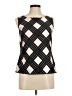 Talbots 100% Polyester Black Sleeveless Blouse Size 8 Petite - photo 1