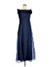 JS Collections 100% Polyester Blue Cocktail Dress Size 12 - photo 1
