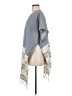 Tribe Alive 100% Cotton Gray Blue Poncho One size - photo 5