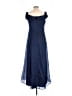 JS Collections 100% Polyester Blue Cocktail Dress Size 12 - photo 2