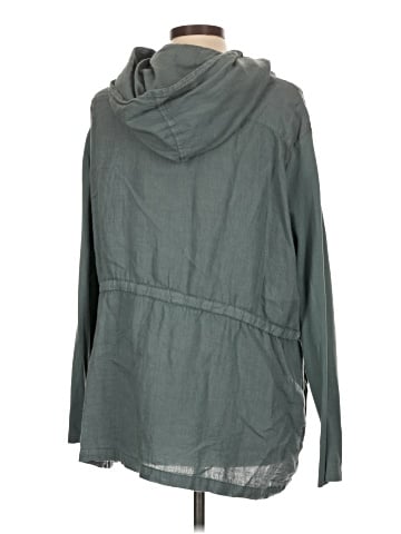 Flax Raincoat (view 2)