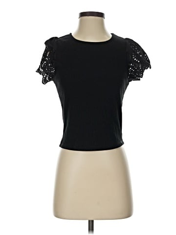 Aqua Short Sleeve Top (view 1)