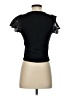 Aqua Black Short Sleeve Top Size S - photo 2