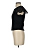 Aqua Black Short Sleeve Top Size S - photo 5