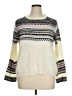 Cotton Emporium Print Ivory Pullover Sweater Size 1X - photo 1