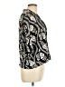 H&M 100% Rayon Black Short Sleeve Blouse Size L - photo 4