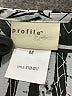 Profile by Gottex 100% Polyester Silver Long Sleeve Blouse Size M - photo 4