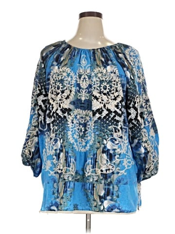 Ali Miles 3/4 Sleeve Blouse (view 1)