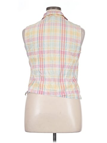 Evan Picone Sleeveless Button-Down Shirt (view 2)