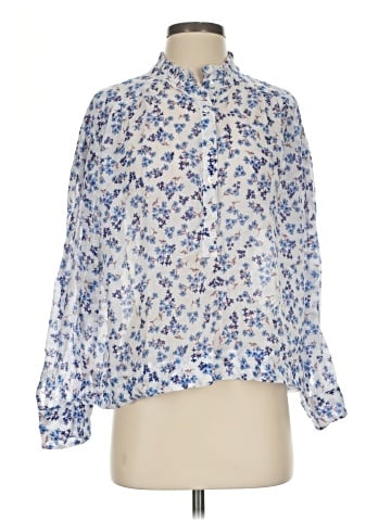 Sundry Long Sleeve Blouse (view 1)
