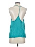 Sun & Shadow 100% Rayon Teal Sleeveless Blouse Size S - photo 2