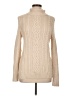 Croft & Barrow 100% Cotton Ivory Turtleneck Sweater Size L - photo 1