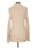 Croft & Barrow 100% Cotton Ivory Turtleneck Sweater Size L - photo 2