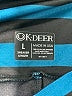 K-DEER Stripes Blue Leggings Size L - photo 8
