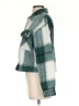 Unbranded 100% Polyester Plaid Green Jacket Size S - photo 5