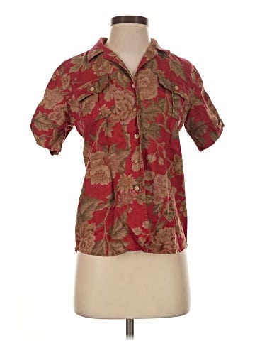 Lauren by Ralph Lauren Short Sleeve Blouse (view 1)