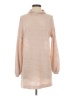 BCBGeneration 100% Polyester Tan Turtleneck Sweater Size S - photo 1