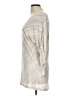 Apt. 9 100% Rayon Silver 3/4 Sleeve Top Size L - photo 5