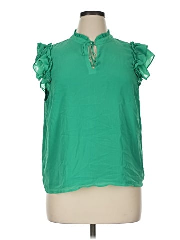 J.Crew Factory Store Short Sleeve Blouse (view 1)
