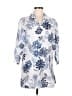 Connie Roberson 100% Linen Blue Jacket Size M - photo 1