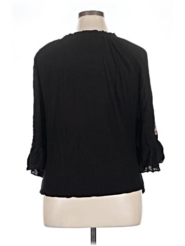 Vintage America Blues 3/4 Sleeve Blouse (view 2)