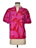 Sugarlips Tropical Pink Short Sleeve Blouse Size XS - photo 1