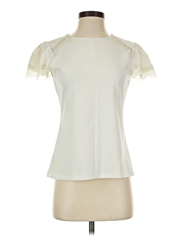 Ann Taylor Short Sleeve Blouse (view 1)