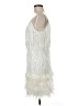 Unbranded 100% Polyester Ivory Cocktail Dress Size M - photo 6