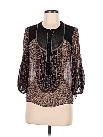 Nanette Lepore 3/4 Sleeve Silk Top (view 1)