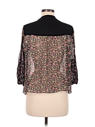 Nanette Lepore 3/4 Sleeve Silk Top (view 2)