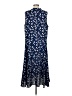 Anne Klein 100% Polyester Stars Blue Casual Dress Size M (estimated) - photo 2
